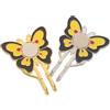 Hemobllo 2 Pezzi Clip Magnetico a Farfalla per Golf, Segna Pallina | Ferro e Magnete, Compatibile, per Marcatura Pratica Sul Green, Accessorio da Cappello