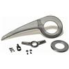 Generic Copricaten Copricatena Paracatena Protezione Trasmissione Guardacatena in PP con Corpo Affusolato E Apertura Frontale Ampia Fissaggio a Coda Stabile, Array, Nero Trasparente, 32-38 Denti