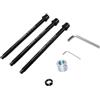Mulcort Kit Adattatore Perno Passante per Wahoo KICKR Snap in Acciaio | per Ruota Posteriore 12×142 Mm, Fresatura CNC Precisa, Vibrazioni Ridotte, Durevole, per Trainer Indoor