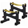 Generic Dischi da Rack Regolabile Supporti Bilanciere Acciaio Resistente Attrezzatura Palestra per Allenamento