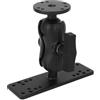 LIYJTK Staffa di Montaggio a Sfera Universale in Lega di Alluminio con Braccio Corto per fishfinder per la