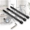 Horett Adattatore Perno Passante Bici M12 12x142 mm Kickr Snap | Acciaio Legato, Trainer Indoor Compatibile, Mozzi 142 Mm, Filetti M12 1.75 1.5 1.0, Boccola, Chiavi