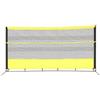 Teruyol Rete Tennis con Struttura E Rinforzo Cuciture Doppie per Esercizi di Tempismo E Precisione Colpi Design con Pannello Giallo per Visibilità Chiaro Adatto Palestra Casa