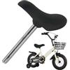 Generico Sella Per Bici Per Bambini - PU+ Ferro Da 25,5 Cm | Sella Ṕer Bicicletta Da Ragazza - Śella Morbida Con Tubo | Sedile P̀er Bici Senza Pedali Con Reggisella - Cuscino In Morbido PU Di Bilanciamen