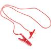DEEPCRAFF Chiave di Sicurezza per Tapis, Clip di Arresto Rosso | Ricambio, Doppio Inserto, Plastica e Rame, Accessorio per Attrezzi Fitness e Macchine da Corsa