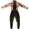 shenruifa Muta da Sub da Donna Costume da Bagno Intero da 3 Mm Abito da Sub per Surf Snorkeling Kayak (S)