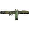 rockible Cintura Porta Canna da Pesca Supporto Canna Cinturone Ergonomico Regolabile con D Ganci Rotanti in Nastro per Mani, style to 4, Verde, Verde Militare