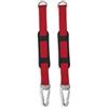 Maxtonser Tipo Cinghie Antiscivolo Portata 200kg, Red | Cinghie in nylon a installazione rapida per montaggio amache da altalena con ingranaggi da arrampicata
