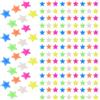 FOYTOKI 144 Pezzi Decorazione a Stella per Raggi Bicicletta, Clip Ruota | Plastica e Resina, Forma a Cinque Punte, Uso Outdoor, Regalo per Ragazzi, Vivace e Creativo