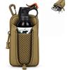 RUISOPE 2-in-1 Marsupio Tattico Sportivi, Fondina da Cintura per Spray (Kaki) | Fondina in nylon da cintura con cinturino elastico, tasca portaoggetti per escursionismo, campeggio e caccia
