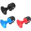 Horett Campanello per Bici Elettrico 120 Db Alimentato a Batteria per | Clacson per Bicicletta, ABS e PC, 2 Batterie CR2032, Cinghie Elastiche, Cuscinetto Antiscivolo, MTB, Ciclismo su Strada,