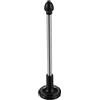 FOMIYES Indicatore di Chipping Golf, Asta Magnetica Allineamento e Swing | Fibra di Vetro, Base in ABS Ventosa, Design Telescopico a Due Sezioni, per Bastone Golf Nero