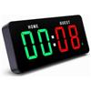 Elprico Orologio Timer da Palestra Ricaricabile con Telecomando, Tabellone | Batteria da 4000 MAh, Cifre Rosse/verdi da 3, Supporto Magnetico e su Cavalletto, modalità Conto Alla Rovescia, Conteggio