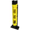 Ysyqkn Portacanna da Pesca Portacanne Supporto Regolabile Telescopico in Plastica Stoccaggio Verticale Anti Groviglio Aggancio a Scatole Esche E Secchi Adatto per Barca Spiaggia , Giallo