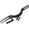POPETPOP Supporto per Ombrello per Scooter e Bici Morsetto Metallico | Morsetto a Molla Robusto, Struttura Pieghevole Nera, Presa Stabile, Accesso Rapido di Pioggia