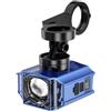 Baoblaze Faro Anteriore Bici Luce Frontale Lampada Faretto Bicicletta con Display Digitale Integrato in Alluminio E Aggancio Regolabile Adatto a Notturne, Color to 6, Lega di Alluminio - Supporto