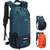 LOCAL LION Zaino MTB, Zaino Bicicletta 10L con Cappuccio Impermeabile e Copricasco, Zaini Ciclismo Leggero, Zainetti Mountain Bike Traspirante Uomo Donna per Sciare Enduro Trail Running Moto Trekking