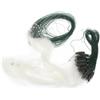 Zerodeko Rete da Lancio per Pesca a Strato Singolo Bianca, Tessuto | Versatile e Resistente All'usura, Pratica da Pulire, per Pesca All'aperto e Cattura, Uso Ricreativo