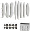 Vexandrie Imbottitura Interna dei caschi Protezioni Imbottitura | Imbottitura protettiva Confortevole memory foam sigillato Fodera in spugna Resistente