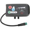 SUNGOOYUE Display per Bici Elettrica e Scooter Elettrico, Misuratore di Potenza LED Leggero in ABS con Connettore Impermeabile 880, Monitor Tensione Corrente Velocità per Modifica