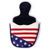 ULTECHNOVO Pelle PU Copritesta Stile Bandiera Usa per Putter Mallet | Imbottitura Spessa, Lavabile in Lavatrice, Facile da Mettere e Togliere, Ricamo Decorativo