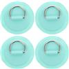 Hemobllo 4 Pezzi -ring in Acciaio Inox per Tavola Sup, Fissaggio Sicuro | Patch in Pvc, Installazione Semplice, per Kayak e Canoa, Mantiene Stabile Sedile, Verde Chiaro