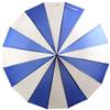 Soake Boutique Classic Pagoda Ombrello in blu e crema, Blu/Crema, Blu/Crema