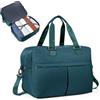 SEAFEW Borsone da Viaggio,Bagaglio a Mano 45x36x20 Easyjet Borsa da Viaggio | Borsa da Cabina Easyjet 45x36x20 Borsa Sportiva Borsone da Palestra da Weekend Borsa Ospedale Parto Espandibile,Blu pavone