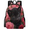 TPISLI Zainetto Cheetah Bambine Classe 3 Zaino Scolastico Animal Cheetah Bambina 8 Anni Bookbag Comodo Durable Tempo Libero Uso Quotidiano Tempo Libero Outdoor