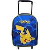 mybagstory | Borsa trolley | Licenza Pokemon | Blu 32cm | Formato 32,5 x 11,5 x 24 cm nei colori blu e giallo ideale per la scuola materna con un meccanismo retrattile ultra pratico