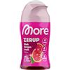 MORE NUTRITION More Zerup, pompelmo rosa, 65 ml, per un massimo di 8 litri di bevanda pronta da bere, sciroppo senza zucchero con veri estratti di frutta, vegano, zero calorie, prodotto in Germania