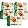 LOVE KETO Lasagne proteiche vegetariane con pasta keto low carb 5 porzioni da 150g | Lasagne chetogeniche 9,9g di proteine, 9,3g di carboidrati e 9,45g di fibre a porzione - Made in Italy