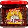 TUTTO CALABRIA TuttoCalabria, Peperoncini Croccanti piccanti 185 gr, Chili Crunch affumicati al forno, Ricetta naturale senza conservanti, Ideale per burger, pasta, verdure e salse creative