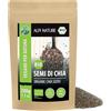 Alpi Nature Semi di Chia BIO 200g, Semi di Chia Neri Interi e Crudi per Frullati, Yogurt e Muesli