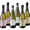 Giordano Vini - Set Prosecco e Spumante 6 Bottiglie 4500ml, Prosecco Frizzante, Spumante Moscato e Ribolla Gialla, Confezione Regalo, Box Degustazione