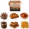 KETO 01 CARB Box Degustazione Colazione Keto 01 Carb con 6 Prodotti, Granola Cacao e Granola Cioccolato, Nuketo, Canestrelli, Biscotti Cioccolato e Nocciole, Biscotti Mela Cannella Cioccolata, Made in Italy