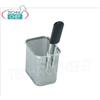 Cestello cuocipasta da 1 4, in acciaio inox con manico anti scottature, dim.mm 140x140x200h