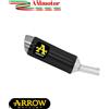 Arrow Suzuki SVF 650 Gladius 2015 Terminale Di Scarico Per Moto Thunder Nero
