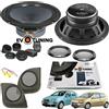 EvoTuning Audison Kit Altoparlanti Audison Prima Apk165 +Tasche Supporti Woofer per Fiat Punto 188