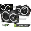 Tuning-Tec Faro tubolare nero per Chrysler Jeep Grand Cherokee 05-08 -LPCH30