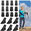 AYESY Gommini per Bastoncini Walking,Walker Tip, Gommino Trekking Punte Ricambio Piedini Robusti Tapp, per Puntali di Ricambio Universali 11 mm, Paracolpi per bastoncini da passeggio