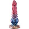 BDSMJOY Plug anale in silicone a forma di tentacolo con ventosa Unisex (S)