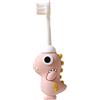 Generic Spazzolino da denti per bambini - Spazzola manuale per addestramento manuale, setole morbide sicure per bambini 2 ai 3 ai 5 6 anni, divertente manico con design a dinosauro, impugnatura ergonomica