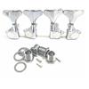 ZEZEFUFU Chitarra Basso Ricambio Accordatori Tuning Pioli Chiuso Gear Machine Heads 2L2R Set per ibanez Bass