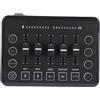 docooler Mixer Scheda Wireless per Streaming Live, Riduzione del Rumore, Luci RGB, 4 Pulsanti di Registrazione Personalizzati, BT5.0, Compatibile con PC/mobile per Podcasting, (F9 Carta singola nera)