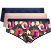 DIM Confezione da 3 Pantaloni Culotte da Donna in Cotone con Tasche D4C20 | Slip da donna, modello culotte, elastico in vita, copertura media, vestibilità comoda, perfetti per l'uso quotidiano.