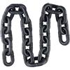 Generic Guinzaglio a catena grande finto e divertente, 152 cm, per cani e gatti di piccola taglia, accessorio divertente da passeggio per chihuahua, barboncino e cuccioli (nero, L)