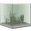 vidaXL Acquario con archiviazione Trasparente 30 x 30 x 30 cm Vetro