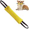 HUANR Manicotto per Cani, 30 cm Giochi Cani Indistruttibili, Giallo | Cane Salsicciotto Addestramento, con Cinghie Mani, Salsicciotti Cani, per L'intrattenimento Cani, L'addestramento