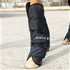 SUNRIDE Fasciature da trasporto per cavalli - set da 2 - con strisce riflettenti, impermeabili e traspiranti, proteggono in modo ottimale le gambe del cavallo dalle lesioni (nero, anteriore, Full)